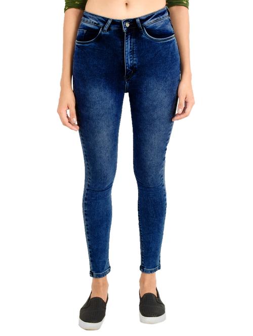 high rise ankle length jeans - 17265045 - Standard Image - 1
