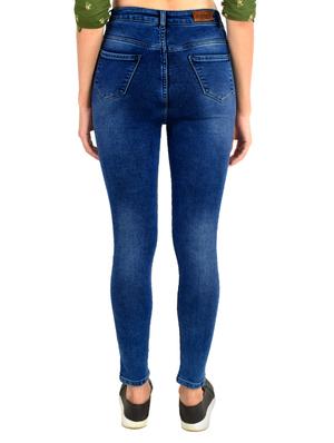 high rise ankle length jeans - 17265045 - Standard Image - 3