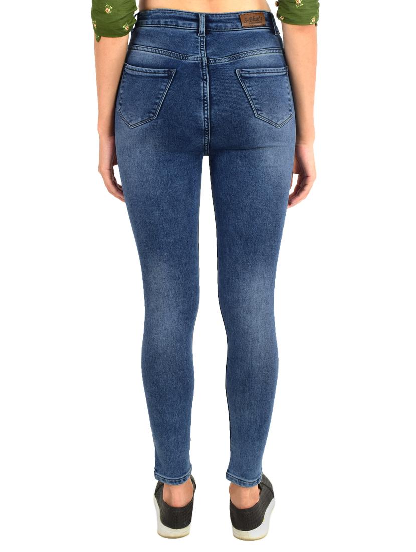high rise ankle length jeans - 17265047 - Zoom Image - 3