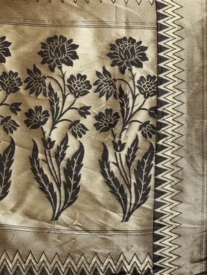self design banarasi saree with blouse - 17265120 - Standard Image - 4