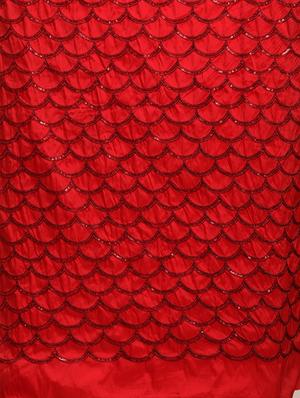 ruffle fusion saree with blouse - 17265173 - Standard Image - 4