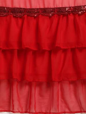 ruffle fusion saree with blouse - 17265173 - Standard Image - 6