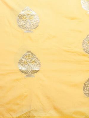 self design banarasi saree with blouse - 17265209 - Standard Image - 4