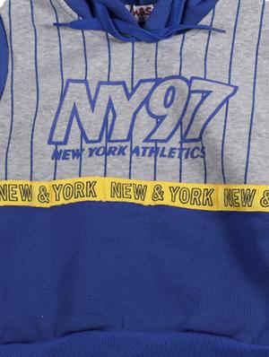 blue cotton sweatshirt - 17265543 - Standard Image - 3