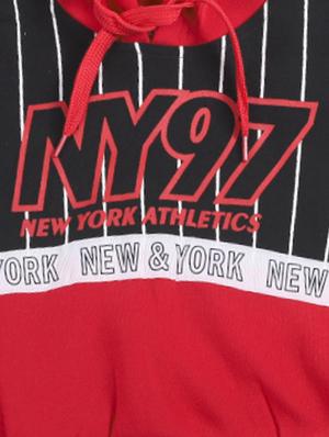 red cotton sweatshirt - 17265544 - Standard Image - 3