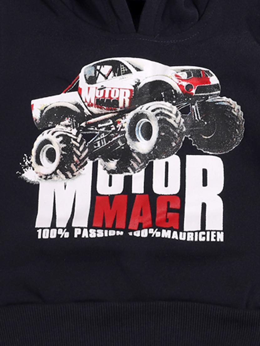 black cotton sweatshirt - 17265547 - Zoom Image - 3
