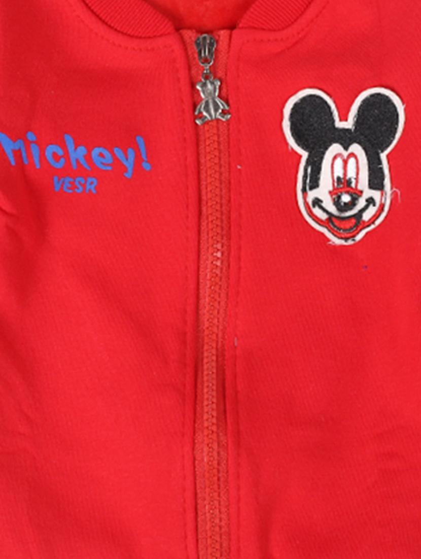 red cotton sweatshirt - 17265550 - Zoom Image - 3