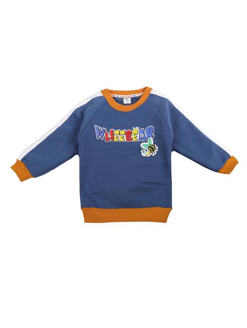 blue cotton sweatshirt - 17265556 - Standard Image - 1