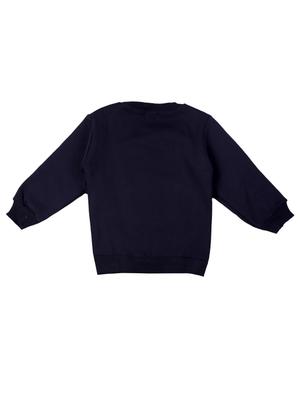 dark blue cotton sweatshirt - 17265583 - Standard Image - 2