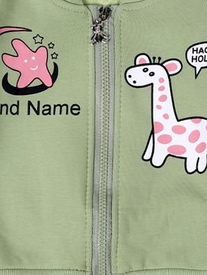 green cotton sweatshirt - 17265585 - Standard Image - 3