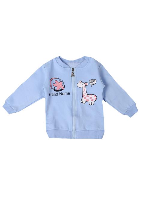 light blue cotton sweatshirt - 17265586 - Standard Image - 1