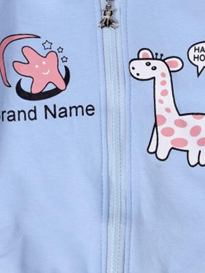 light blue cotton sweatshirt - 17265586 - Standard Image - 3