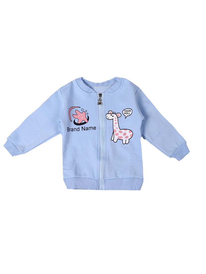 light blue cotton sweatshirt - 17265586 - Zoom Image - 1