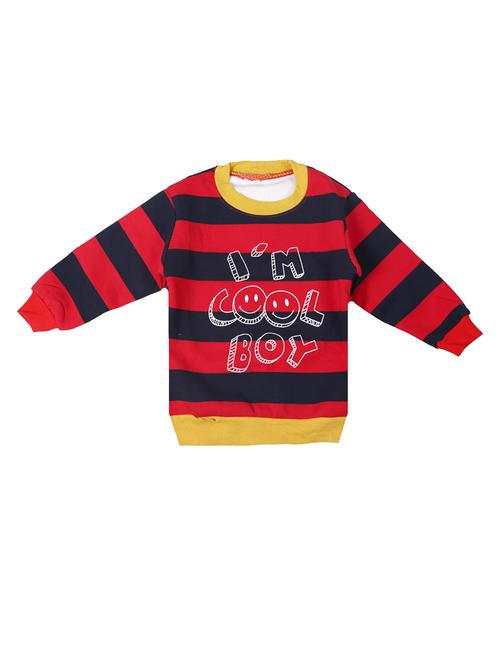 red cotton sweatshirt - 17265594 - Standard Image - 1
