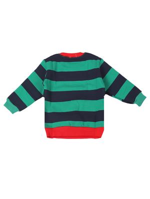 green cotton sweatshirt - 17265595 - Standard Image - 2