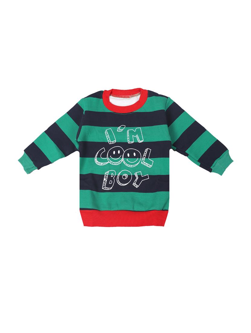 green cotton sweatshirt - 17265595 - Zoom Image - 1