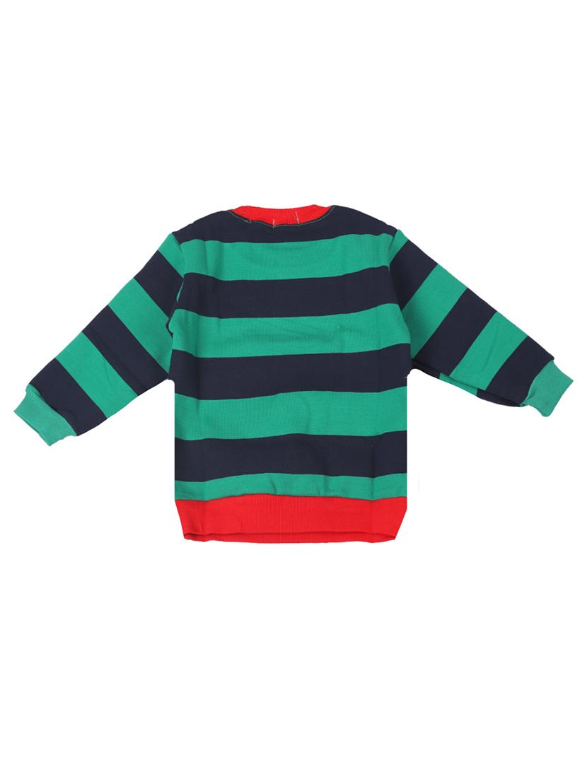 green cotton sweatshirt - 17265595 - Zoom Image - 2
