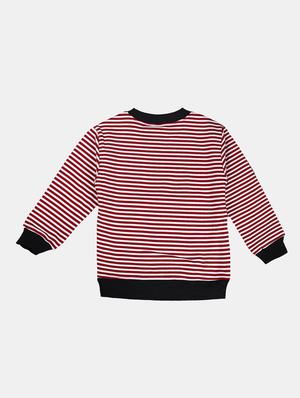 red cotton sweatshirt - 17265601 - Standard Image - 2
