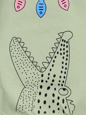 green cotton sweatshirt - 17265608 - Standard Image - 3