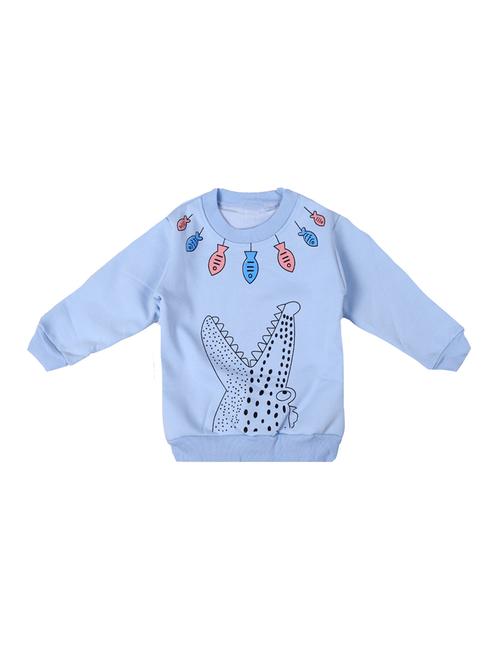 blue cotton sweatshirt - 17265609 - Standard Image - 1
