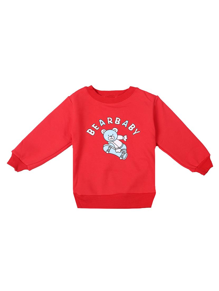 red cotton sweatshirt - 17265613 - Zoom Image - 1