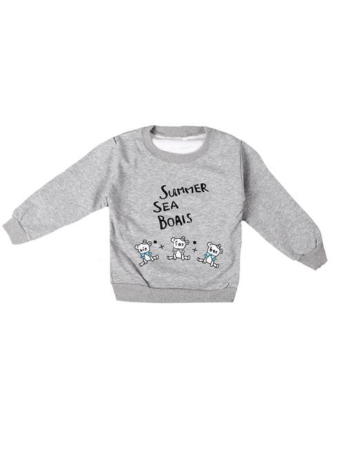 grey cotton sweatshirt - 17265621 - Standard Image - 1