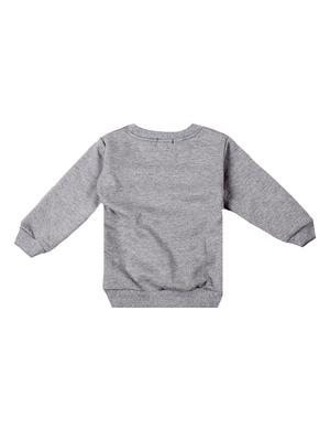 grey cotton sweatshirt - 17265621 - Standard Image - 2