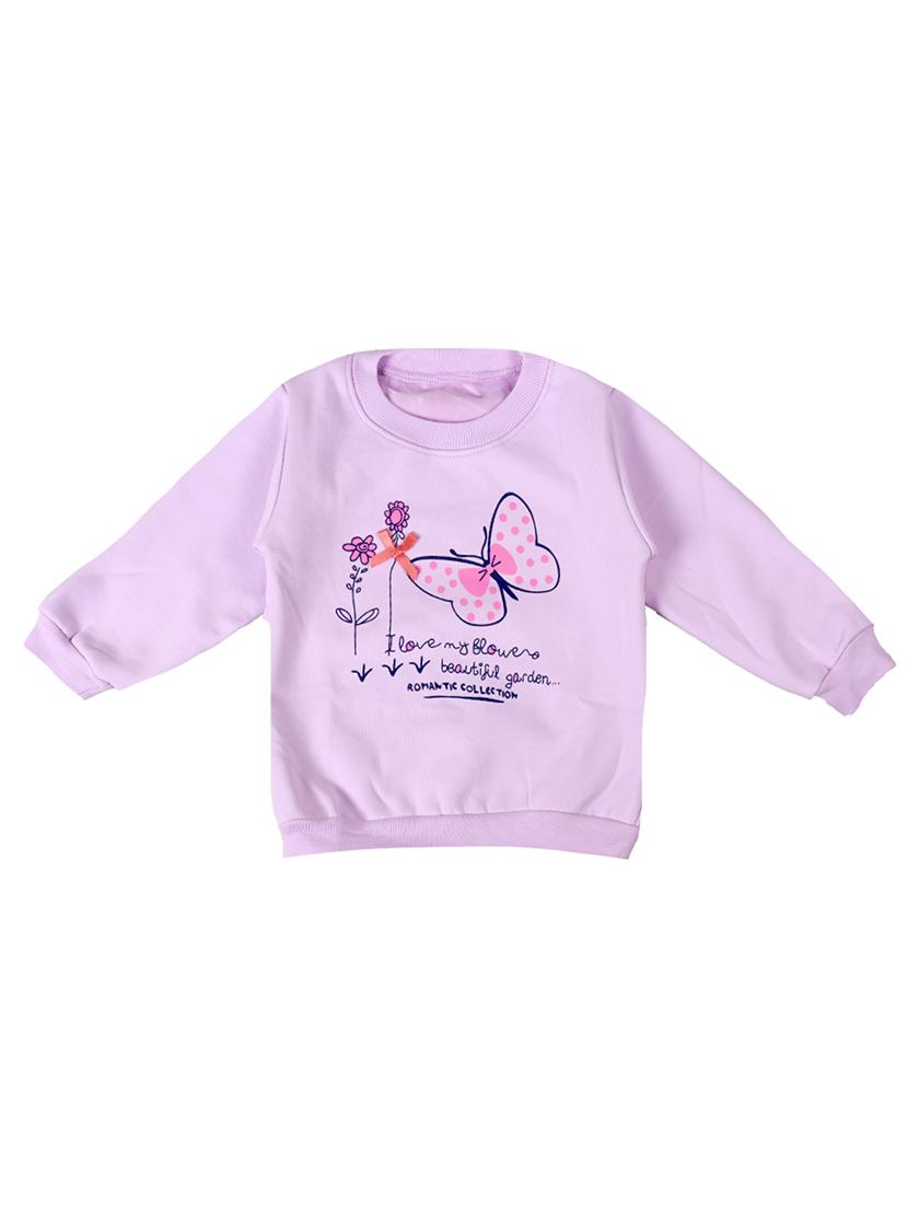 purple cotton sweatshirt - 17265636 - Zoom Image - 1