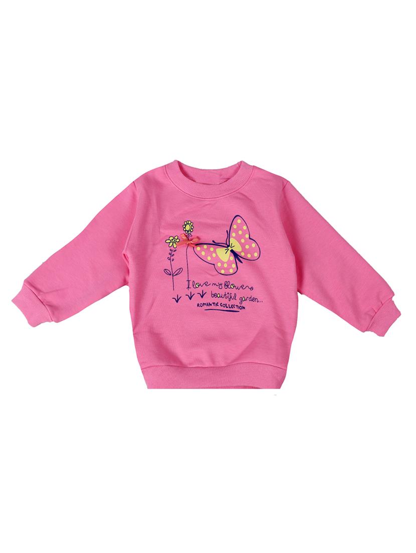 pink cotton sweatshirt - 17265638 - Zoom Image - 1