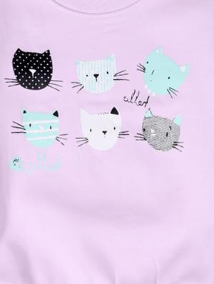 purple cotton sweatshirt - 17265640 - Standard Image - 3
