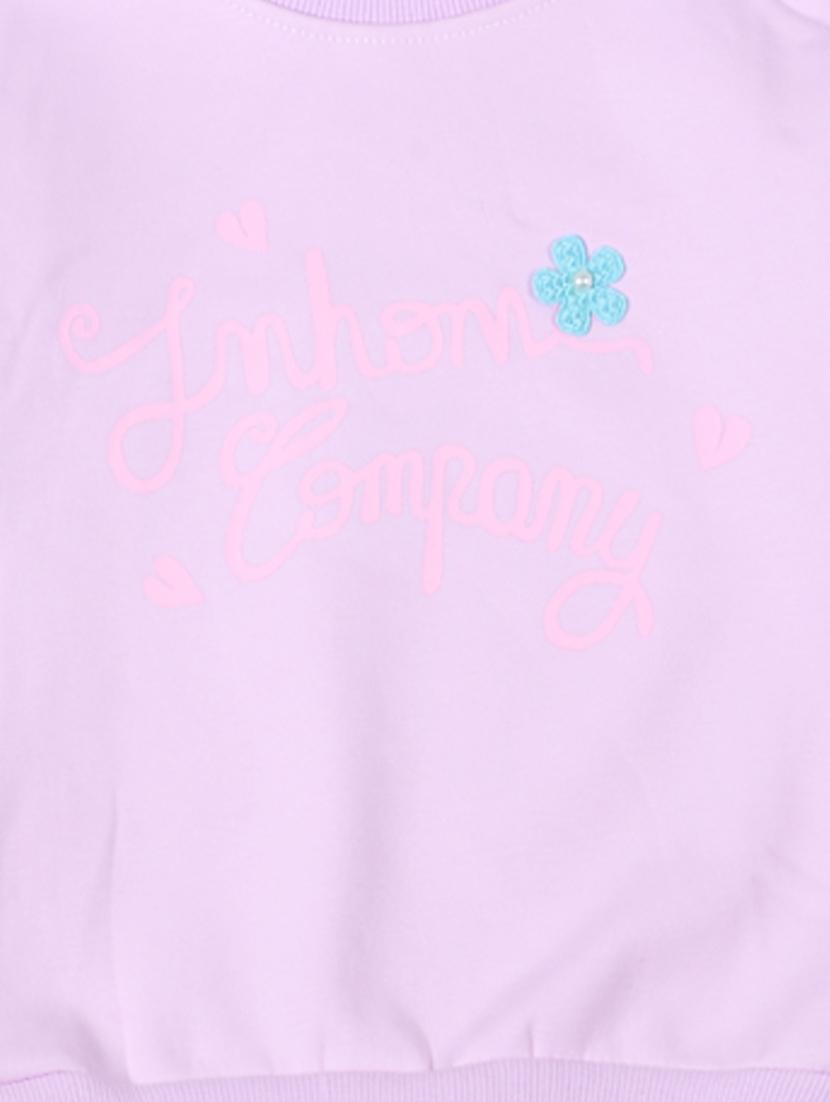purple cotton sweatshirt - 17265644 - Zoom Image - 3
