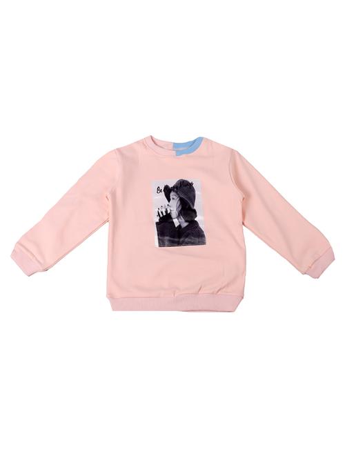 pink cotton sweatshirt - 17265648 - Standard Image - 1