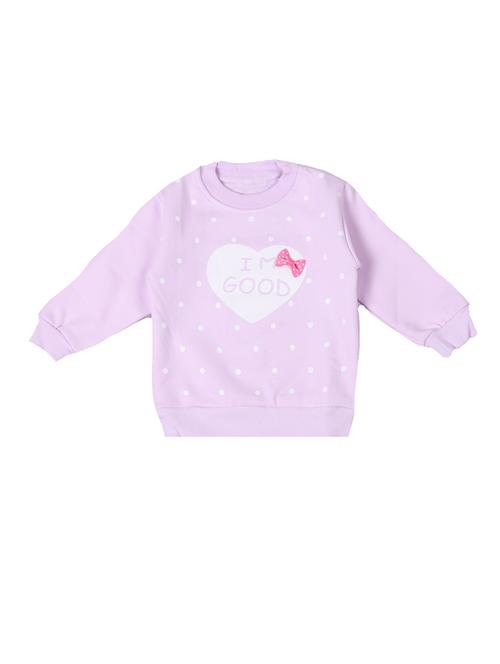 purple cotton sweatshirt - 17265651 - Standard Image - 1
