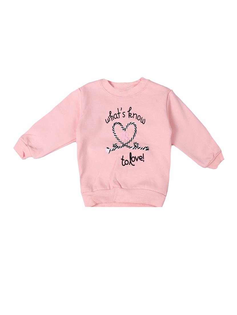 pink cotton sweatshirt - 17265657 - Zoom Image - 1