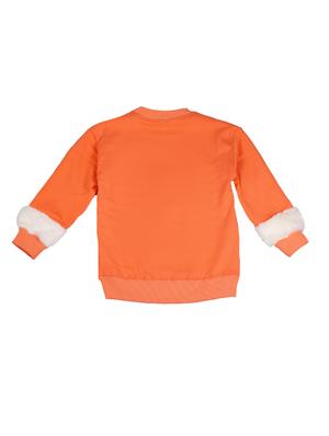 orange cotton sweatshirt - 17265664 - Standard Image - 2
