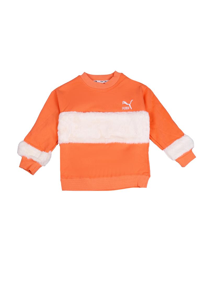 orange cotton sweatshirt - 17265664 - Zoom Image - 1