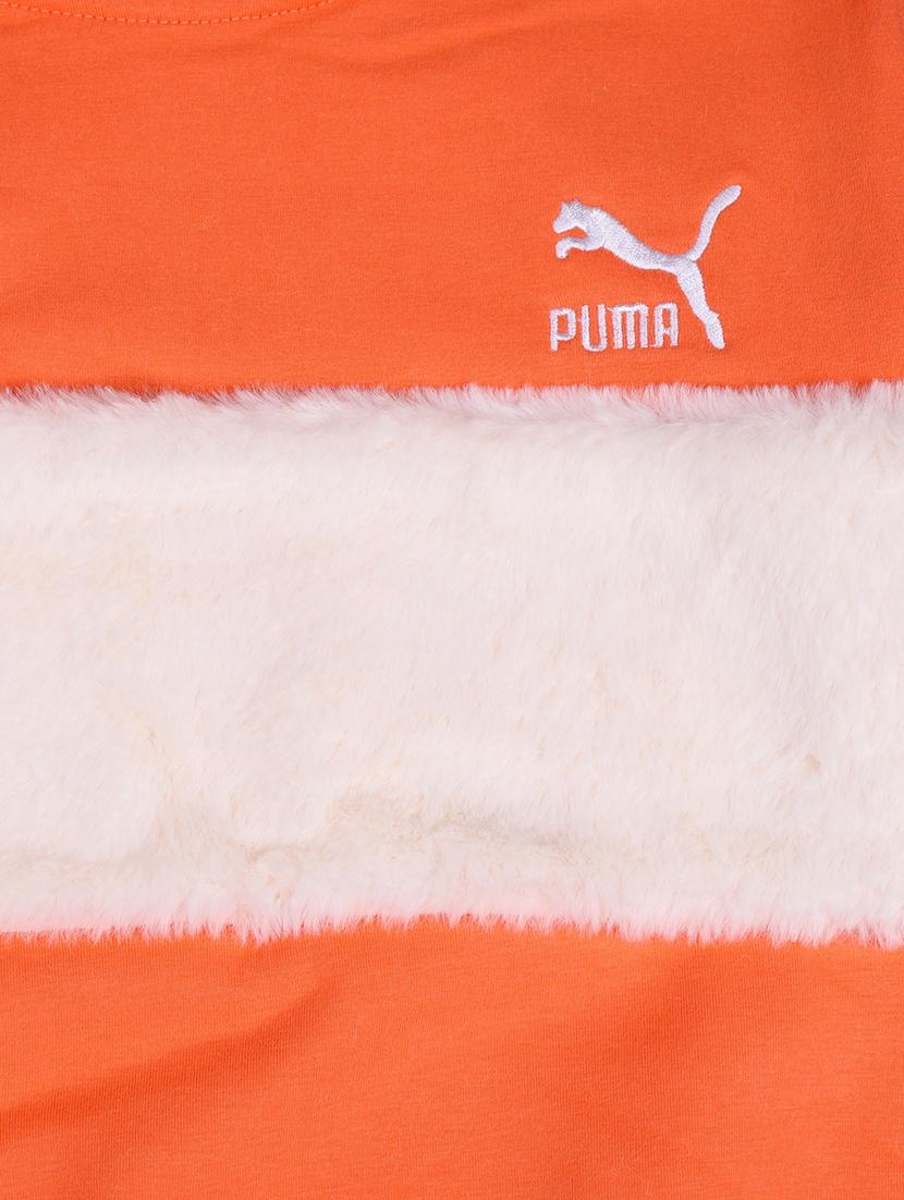 orange cotton sweatshirt - 17265664 - Zoom Image - 3
