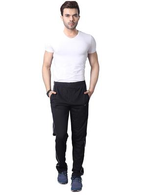 black side striped full length track pant - 17266044 - Standard Image - 4