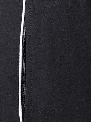black side striped full length track pant - 17266044 - Standard Image - 5