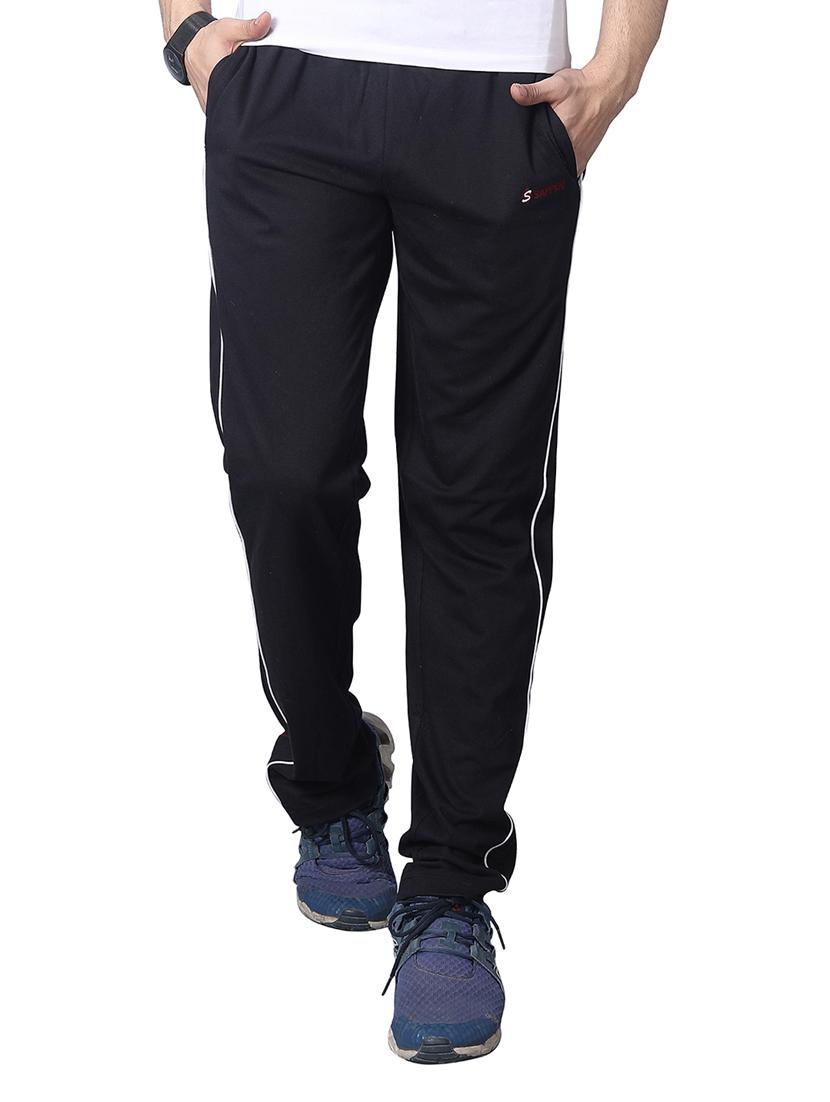 black side striped full length track pant - 17266044 - Zoom Image - 1
