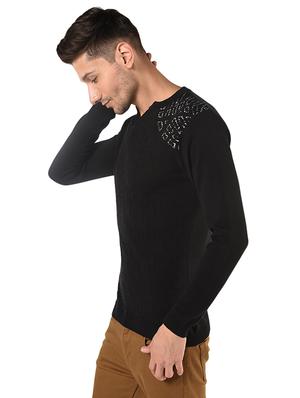 black front print t-shirt - 17266407 - Standard Image - 2