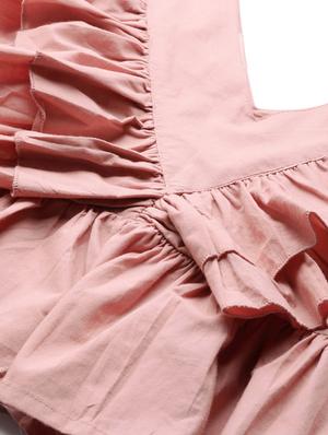 gathered hem frill top - 17266452 - Standard Image - 5