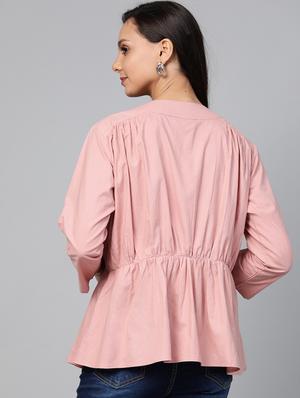 tie up neck solid top - 17266461 - Standard Image - 3
