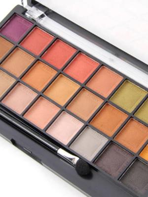 miss rose 24 color high intensity matte and nude eyeshadow professional palette 7001-071 ny01 - 17266743 - Standard Image - 3