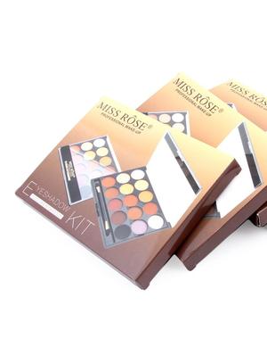 miss rose 15 color nude and matte professional?eye shadow with glamorous colour contour palette - 17266772 - Standard Image - 2