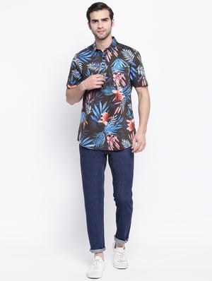 brown printed casual shirt - 17267137 - Standard Image - 4