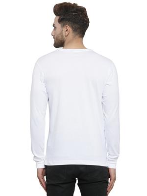 white chest print t-shirt - 17267518 - Standard Image - 3