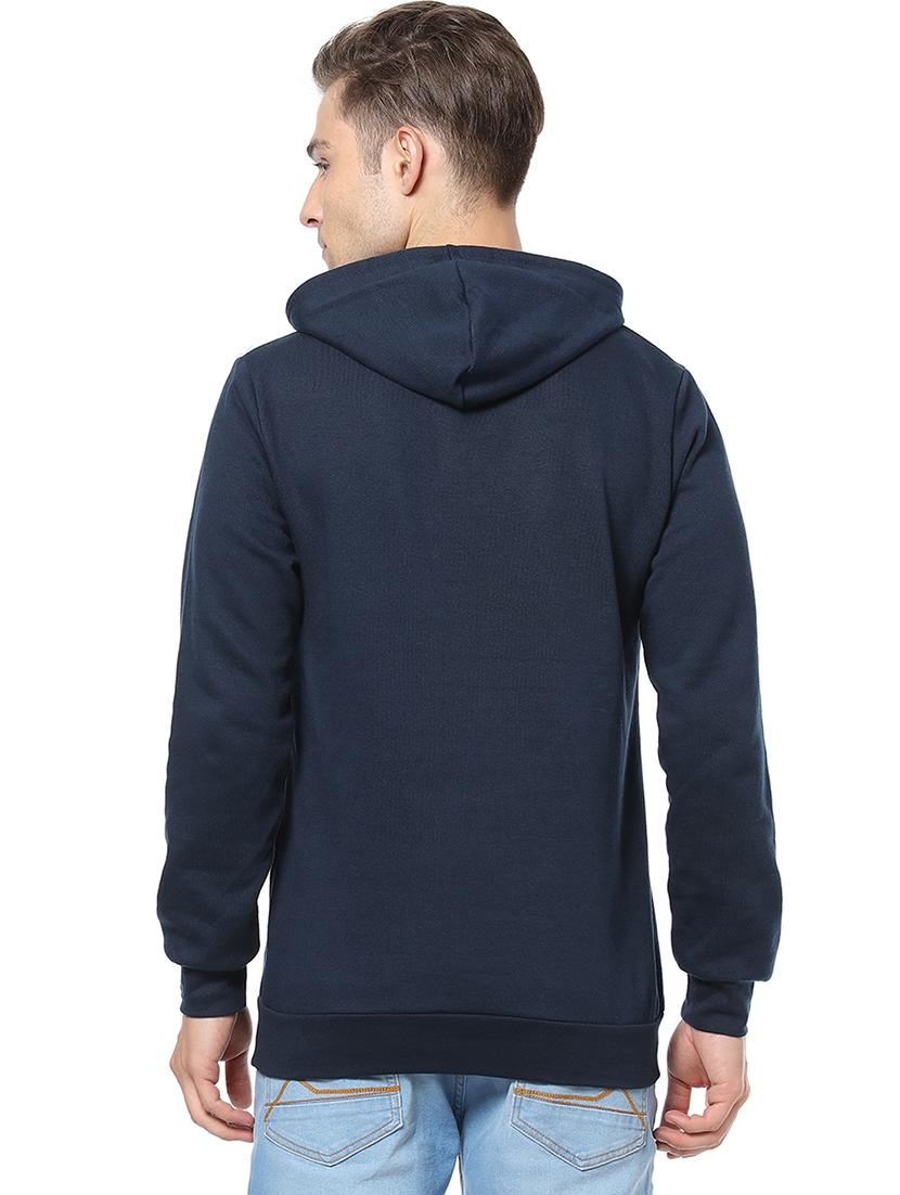 navy blue solid sweatshirt - 17267615 - Zoom Image - 3