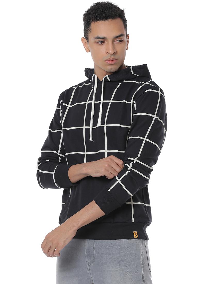 black checkered sweatshirt - 17267618 - Zoom Image - 2