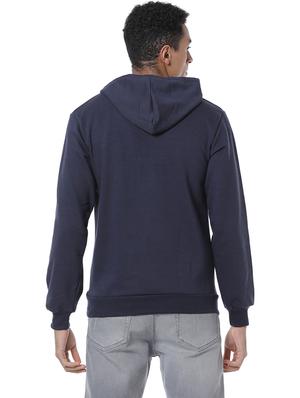 navy blue chest print sweatshirt - 17267634 - Standard Image - 3